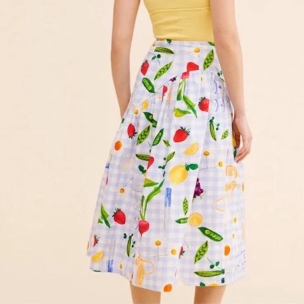 Lisa Says Gah Picnic Size Large Colorful Patterned Women's Skirt - Picture 4 of 8